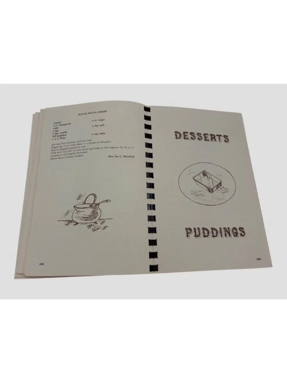 1980 Sam Houston Schoolhouse Cookbook Maryville TN Vintage Community Recipe Book